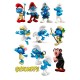 BSmurfs11 imagine comestibila din vafa pentru tort cu Strumfii 30x20cm